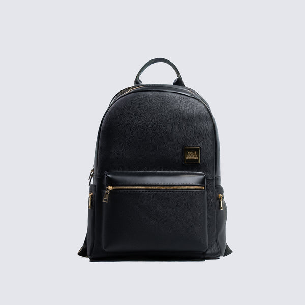 chester faux leather backpack sole society Sloan roomy and reliable backpack Sole Society Black Faux Leather
