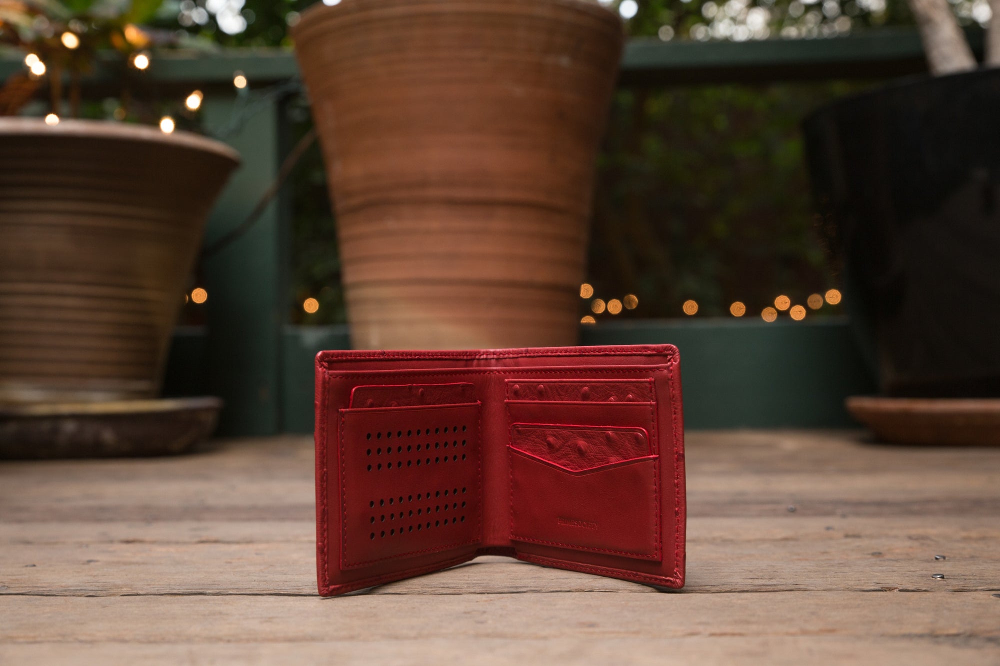 The Crown Collection Executive Red Wallet