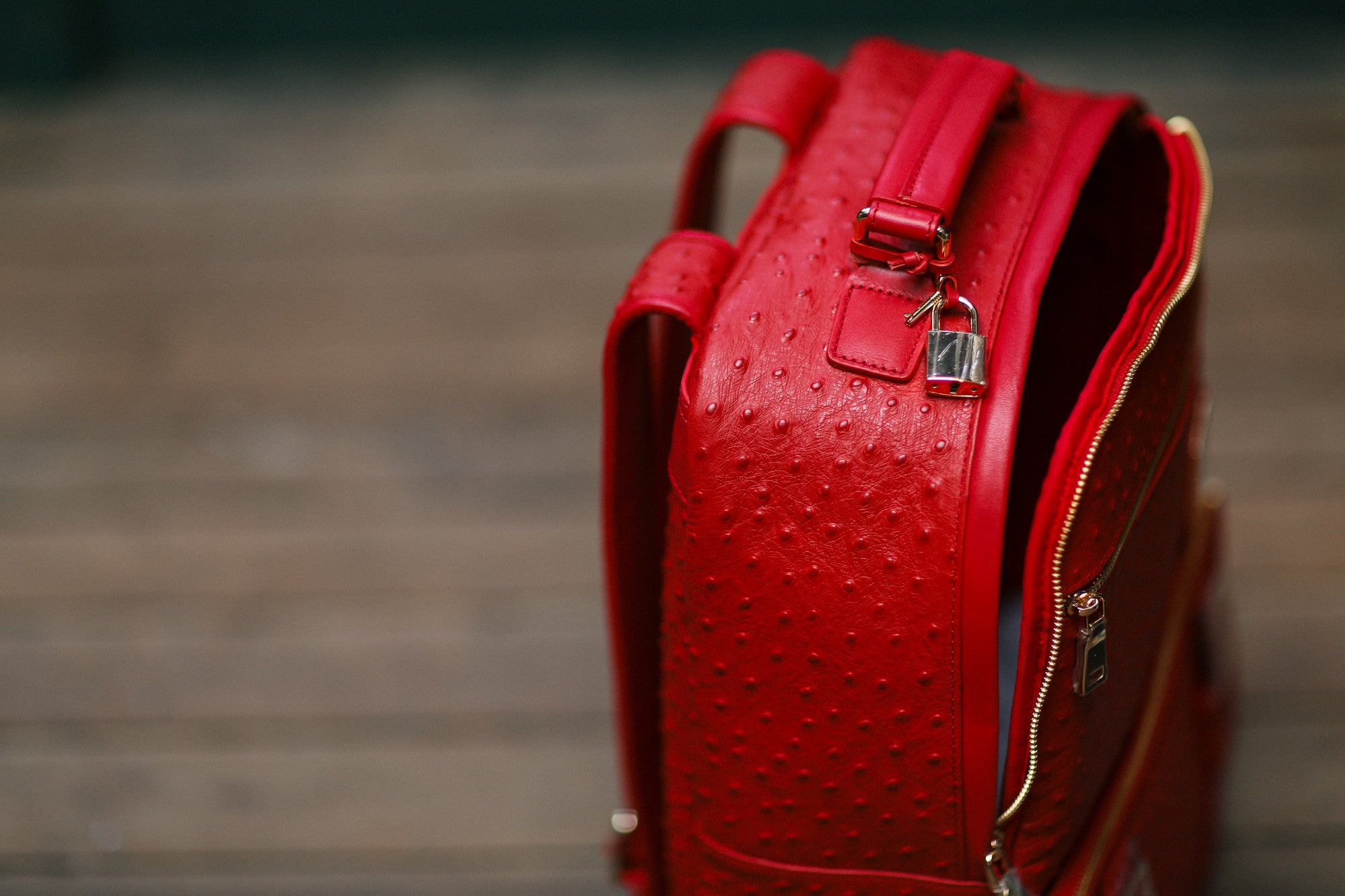 vuitton red backpack