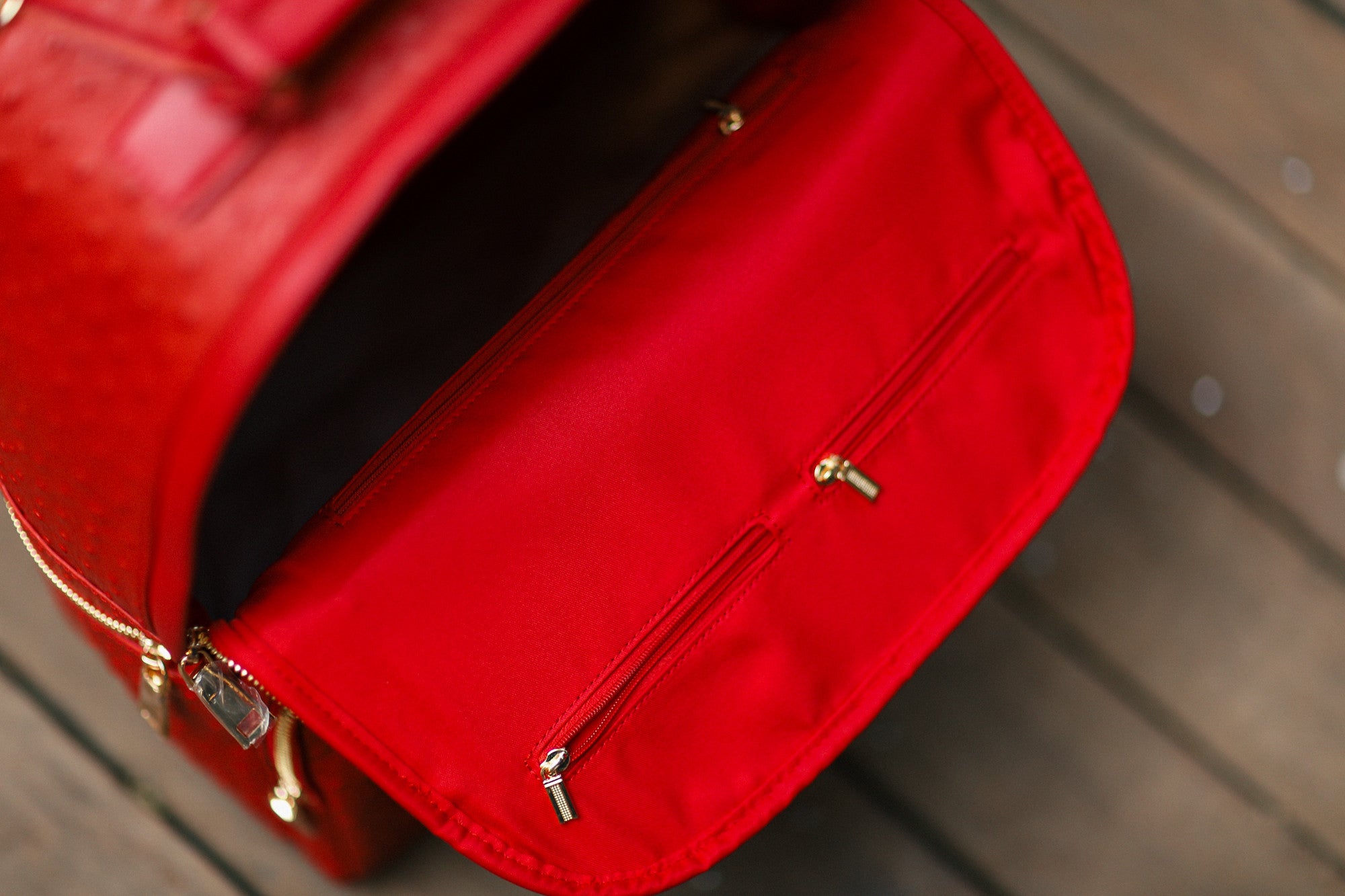 The Crown Collection (Medium) Red Backpack - Prime Society