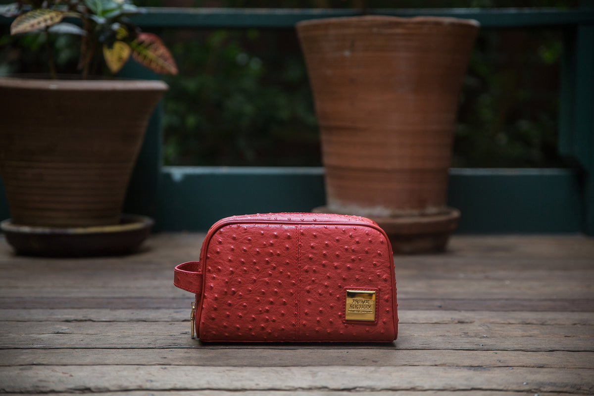 The Crown Collection Red Toiletry Bag